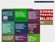 Tablet Screenshot of chinatravelblog.com